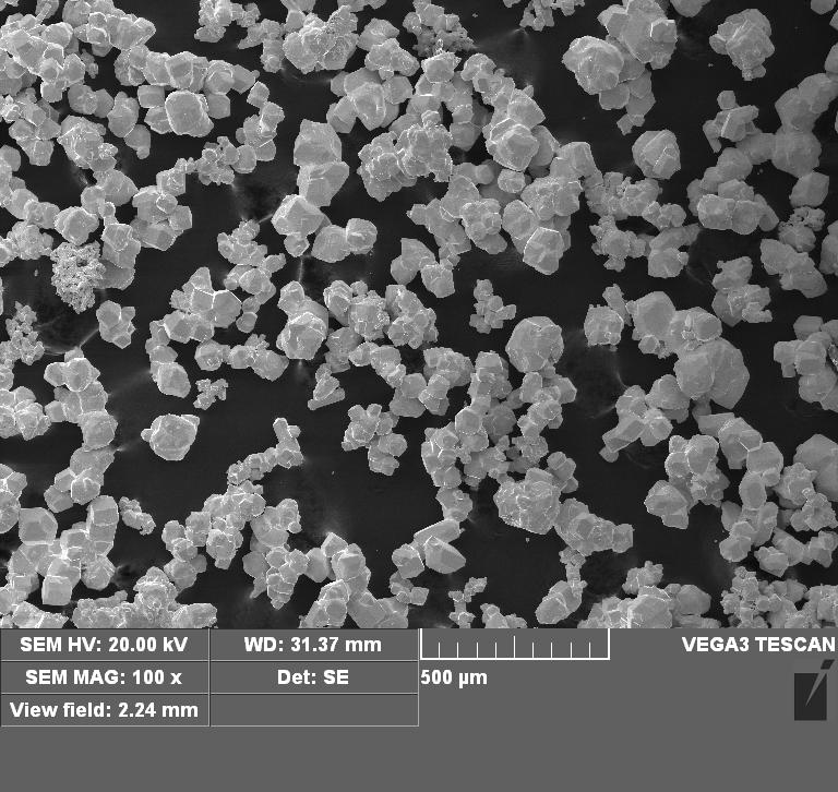Morphological Picture of Crystalline Tungsten Powder